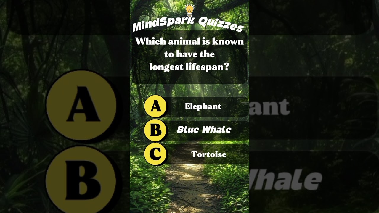 🐟 The Longest Living Animal on Earth! | Fun Fact Quiz 