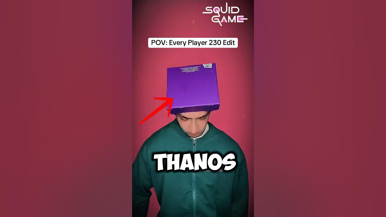 What every edit of Thanos from Squid Game looks like😭 What every edit of Thanos from Squid Game looks like😭