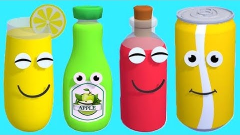 Juice Run - Gameplay Walkthrough - All Levels 1-12 (Android)