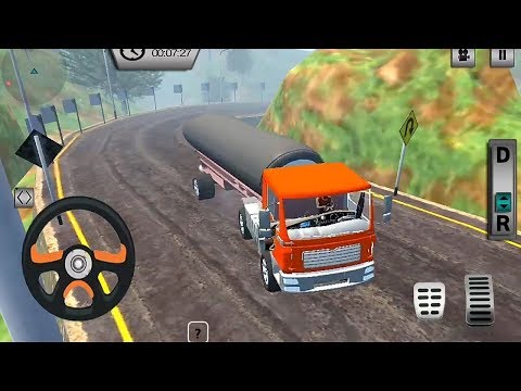 Offroad Oil Tanker Transport Truck Driver Sim Game || Mountain Tanker Driving || Oil Truck Games