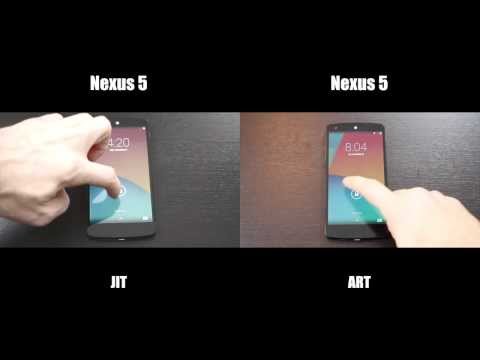 Nexus 5 (ART) vs Nexus 5 (Dalvik)