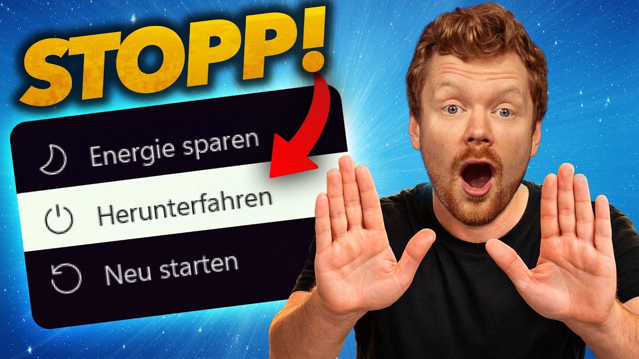 Hör auf, deinen PC SO runterzufahren!