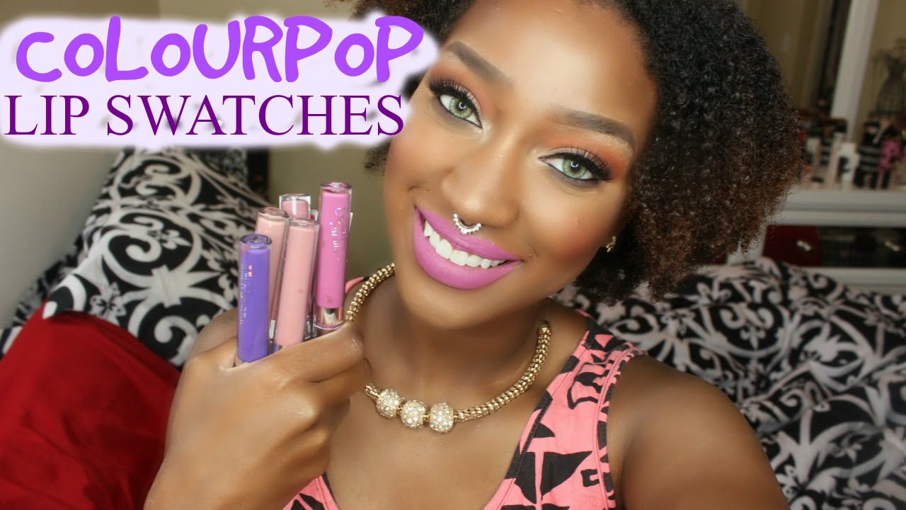 Colourpop Ultra Matte/Satin Summer Collection Lip Swatches|Darker Skin