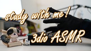 IMMERSIVE study with me together in my room 🚪 | keyboard typing 3DIO asmr | pomodoro timer 50 10