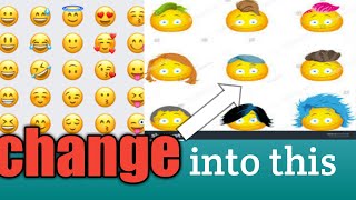 How to change normal emoji into hairy emoji | change into hairy emoji . screenshot 4