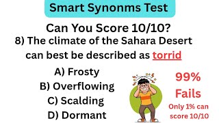 English Synonyms Quiz | Similar Words Quiz | English Vocabulary Quiz