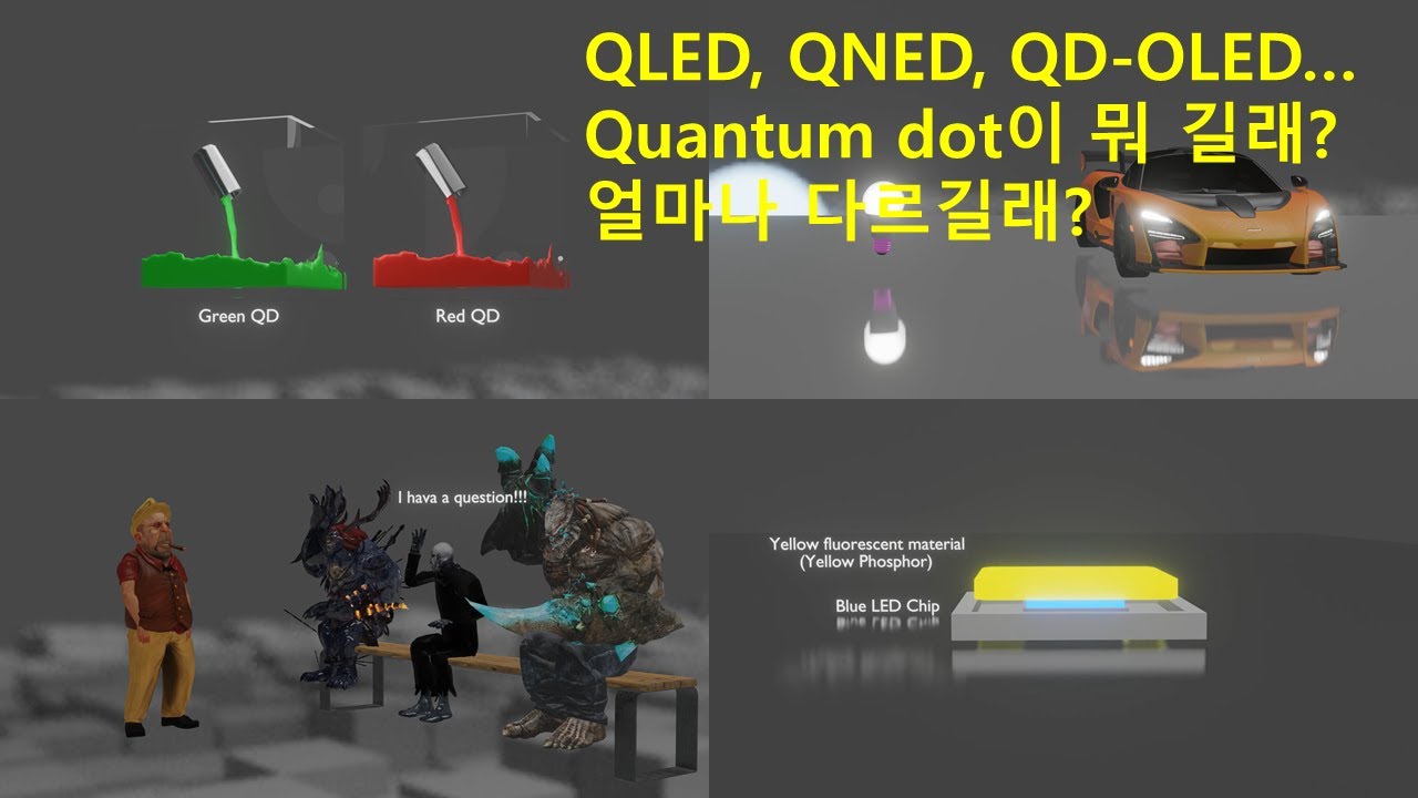 QLED, QNED, QD-OLED... 왜 다들 Quantum Dot에 집착할까요?