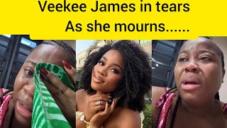 😱Pregnant Veekee James in tears as she mourns over her....