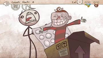 Troll Face Quest Unlucky Level 1 Walkthrough