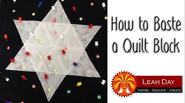 How to Baste a Quilt with Pinmoors