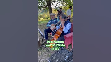 Thumbnail of Dom Flemons and Yo Yo Ma playing together in West Virginia