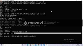 shell scripting session 3