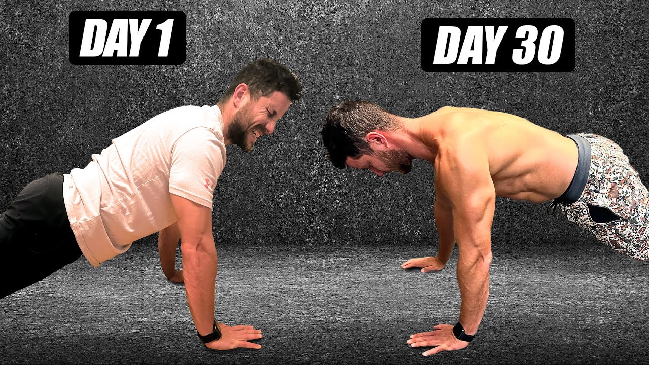 100 Push Ups A Day For 30 Straight Days (REAL RESULTS) - YouTube