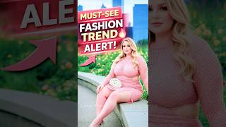 Pink Sequin Sparkle Curves Glow! ✨ Plus Size Glam 2026 #Shorts #curvyoutfit 🥰🔥🌸