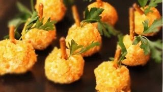 How To Make Halloween Pumpkin Cheese Balls