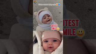 Winter Season Baby Smile