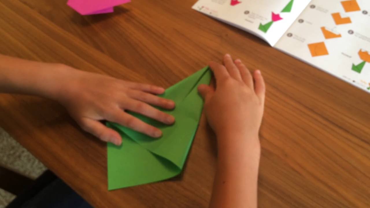 Simple Tulip Flower Origami - YouTube