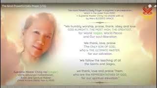 Lời cầu nguyện 2h - 97.200 MAX The Most Powerful Daily Prayer ( Max= 81.000 Quadrillion CHINGHAI