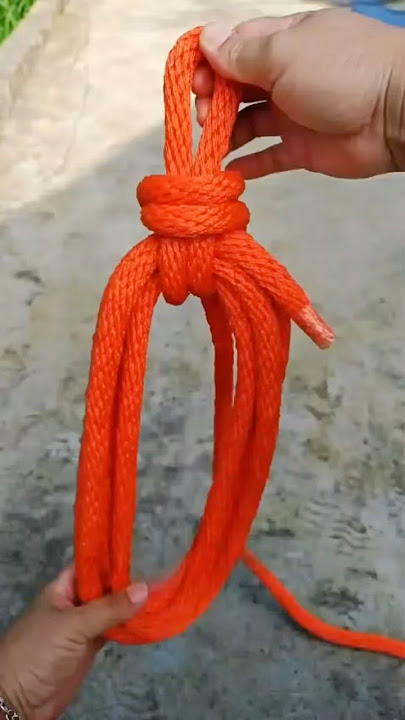 Smart Hack to Store Rope Without Taking Up Space #knowledge #knot #technique