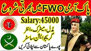 FWO Jobs 2021 Online Apply Advertisement | New Fwo jobs 2021 | Apply online