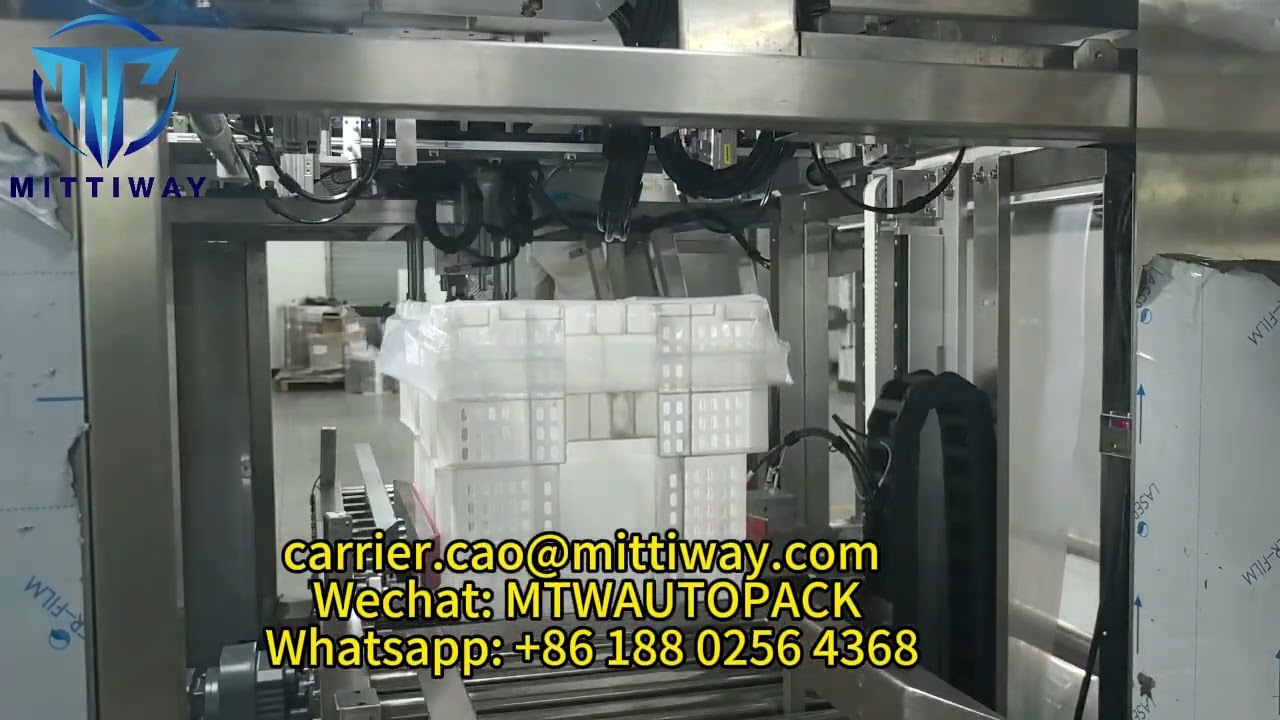 Tofu basket bag inserter machine, chicken, beef, and mutton bag inserter machine