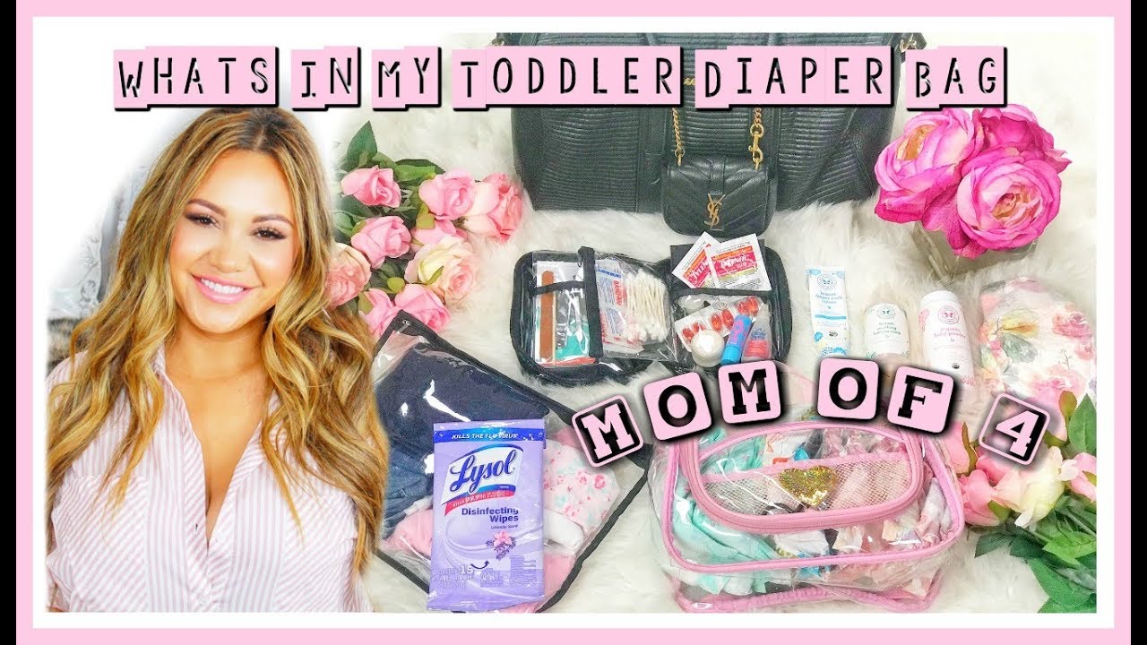 Toddler Diaper Bag Must Haves! Whats in my Toddler Diaper bag YouTube