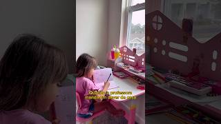 Rotina pós escola da nossa mini diva bilíngue 💕🤌🏻