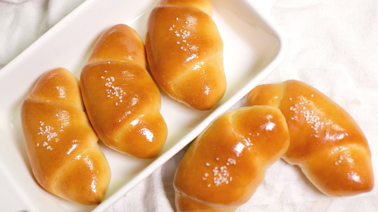 [SUB] 소금빵 만들기 부드럽고 짭짤한 시오빵 Salt bread rolls korean recipe, Sio pan