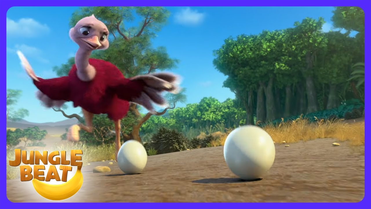 Jungle Beat - Funny Egg Chase! | Kids Cartoons | WildBrain Toon Town