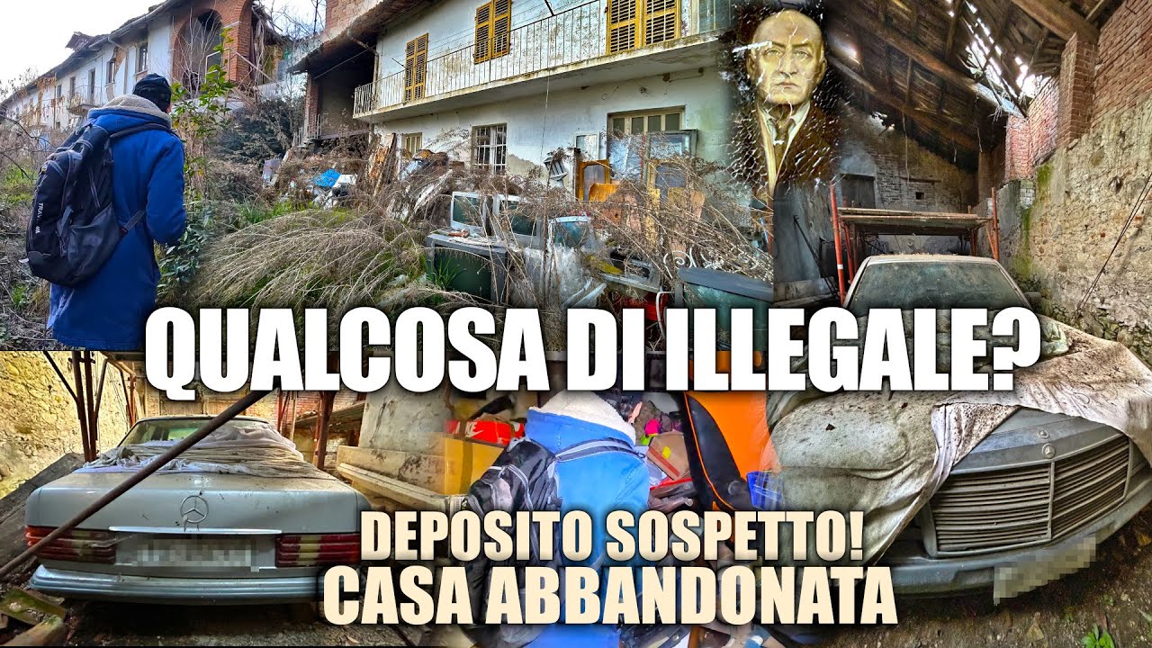 CASA ABBANDONATA USATA COME DEPOSITO ILLEGALE?! L'ESPLORAZIONE PIÙ STRANA MAI FATTA NELLA MIA VITA!