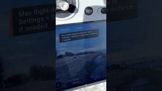 🔥DJI Air 3s: How to lower risk w/Max Flight Distance! 🚀#dji #drone #shorts
