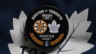 Toronto Maple Leafs vs. Boston Bruins. GAME 7. TONIGHT at 8PM ET. Resimi