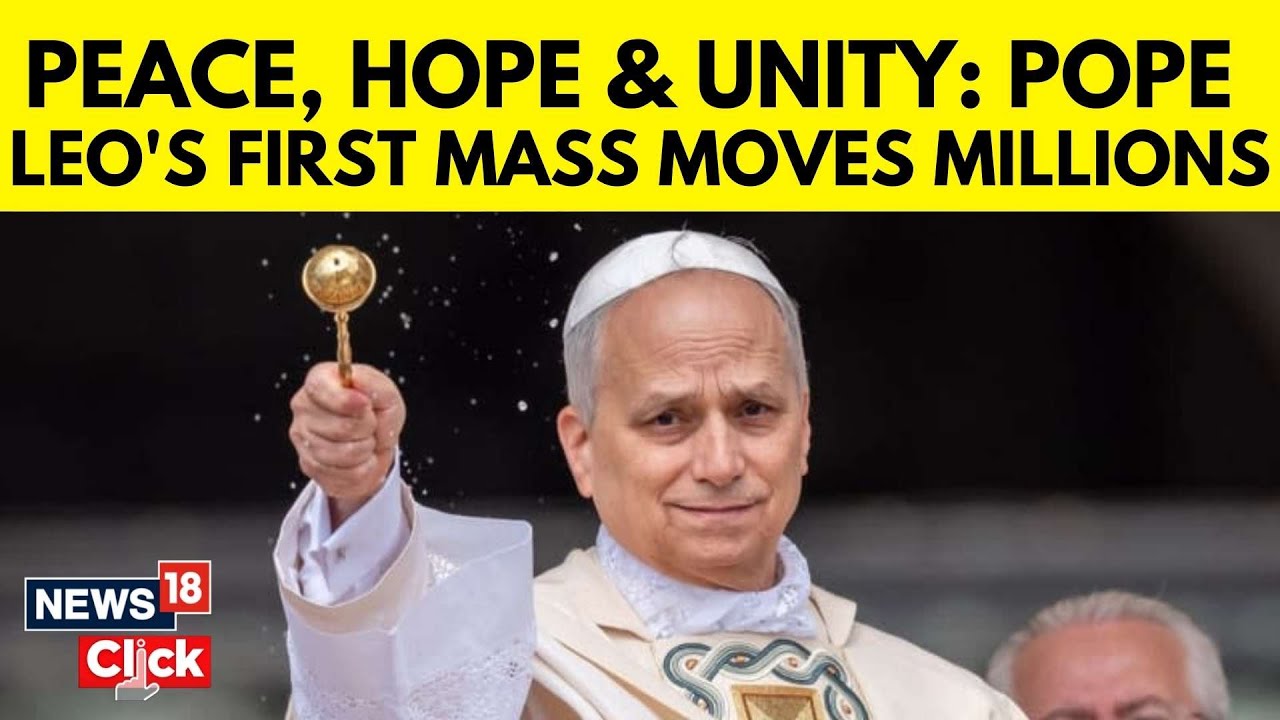 Pope Leo XIV Vows To Work For Unity So Catholic Church Becomes A Sign ...
