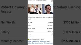 Celebrity #shorts Iron man Net worth 🤑#tonystark #ironman #marvel  #avengers  #triathlon #viralshorts Net Worth