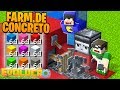 Minecraft: FARM INFINITA DE CONCRETO! (Evolução #5) #TazerStream