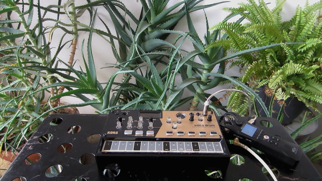 GLITCH JAM with KORG VOLCA DRUM - ALOE SESSION
