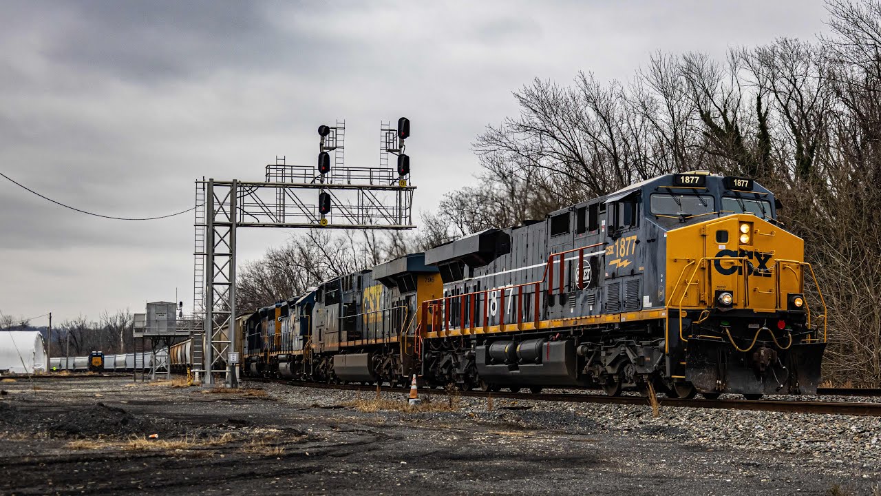 [4K] PERFECT SAAHC FROM CSXT #1877! C&EI HU Leads Two EMDs on M416 in Brunswick, MD! | 12/28/2025