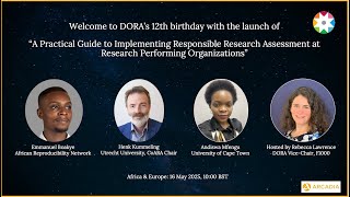 Africa & Europe Launch of Practical Guide for Research Performing Organizations