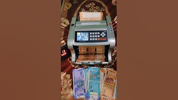 Automatic 💸 Mix Value Note Counting in 💰 Money Counting Machine #shorts #reels #thecashier11