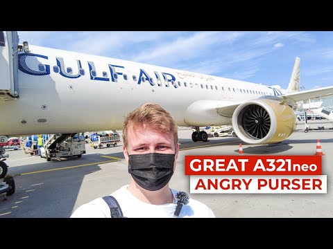 GULF AIR Airbus A321neo (ECONOMY) | Frankfurt - Bahrain | VLOG TRIP REPORT