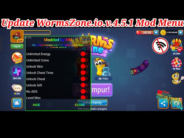 snake zone io mod menu 