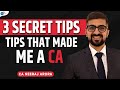 Ca aspirants must know these 3 secret tips  ca neeraj arora  josh talks