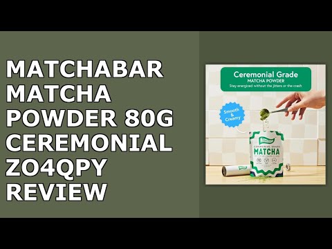 Is Matchabar Organic