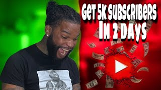 How I got 5000 Subscribers on YouTube in 4 weeks doing these 5 things this is a MUST DO