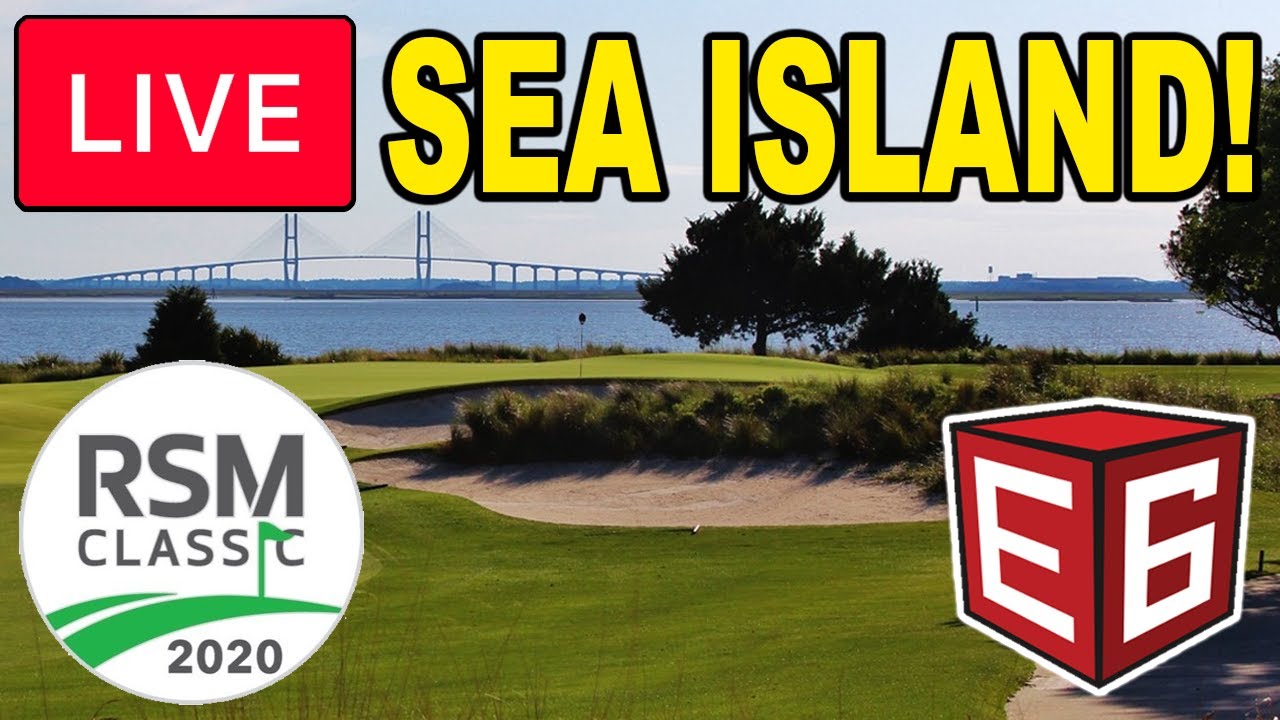 Playing Sea Island (RSM Classic) LIVE on E6 Connect with GCQUAD (FULL 18 Holes)
