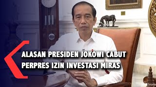 Alasan Presiden Jokowi Cabut Perpres Izin Investasi Miras