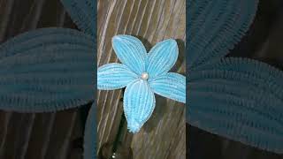 Pipe cleaner flower #art #flower #creativty #artist #viral #youtubeshorts