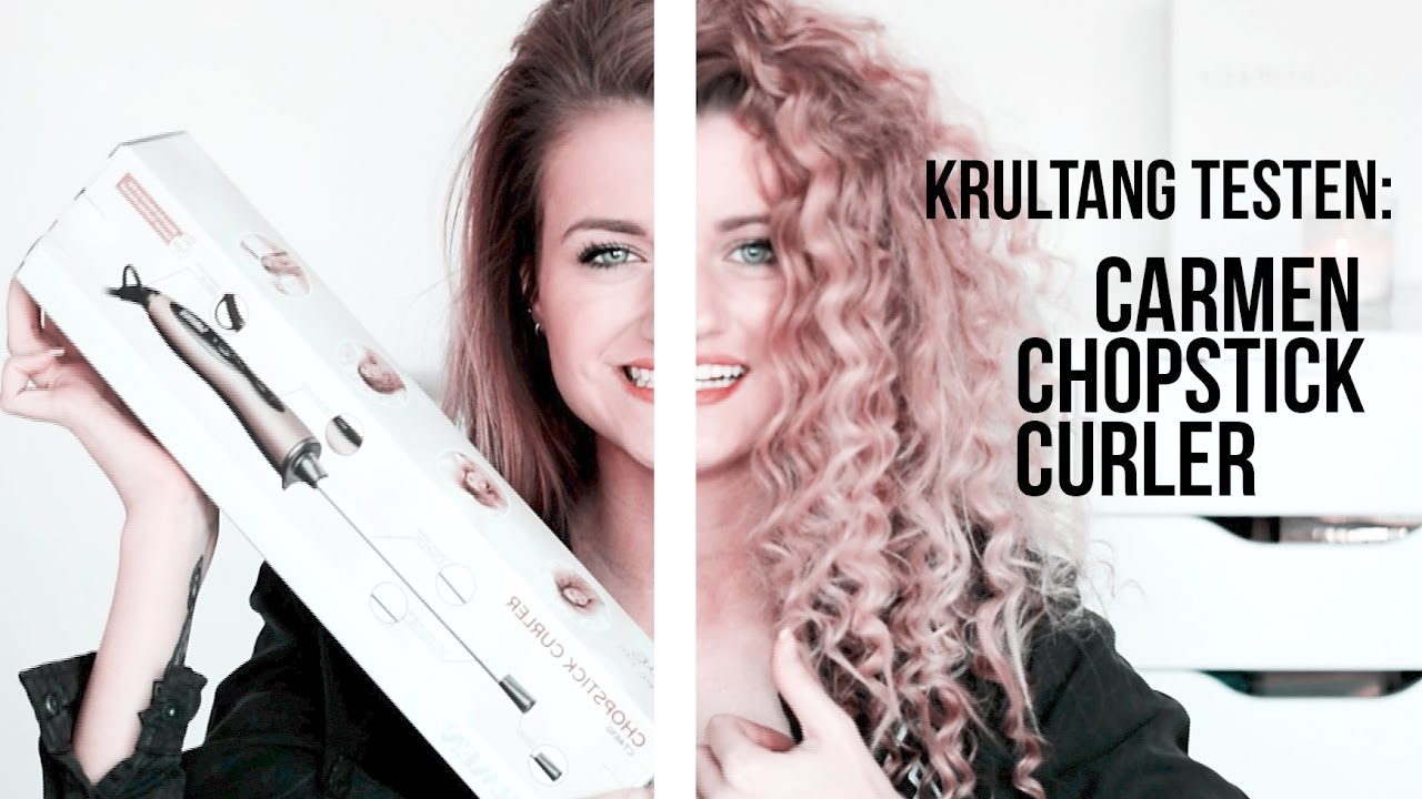 hier Slim roestvrij Carmen Chopstick Curler ♥ Silkeblogs - YouTube