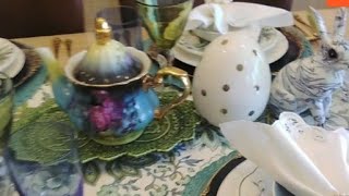 Marlenes Easter/Spring Tablescape 🐣