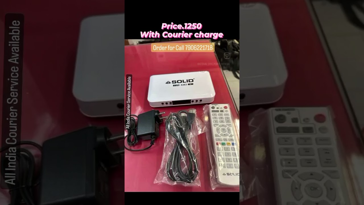 Solid Set Top Box | SOLID HDS2-6363 dd free dish 